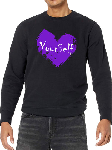 Love Yourself Crew Neck (Purple Heart)