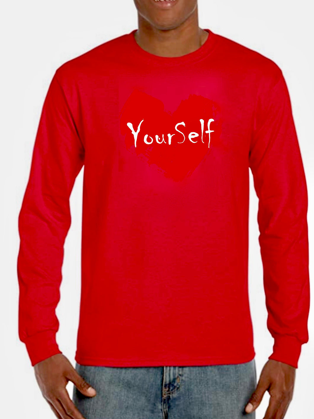 Red (Love Yourself) Long Sleeve T Shirt